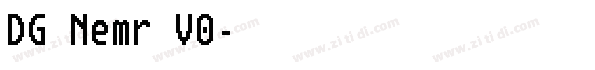 DG Nemr V0字体转换